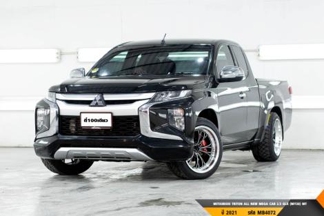 MITSUBISHI TRITON ALL NEW MEGA CAB 2.5 GLX (MY20)  MT ปี 2021 ราคา 399,000.- (#BM2023090211)