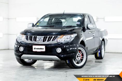 MITSUBISHI TRITON ALL NEW MEGA CAB 2.5 GLX (MNC)  MT ปี 2018 ราคา 339,000.- (#BM2023090613)