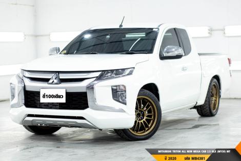 MITSUBISHI TRITON ALL NEW MEGA CAB 2.5 GLX (MY20)  MT ปี 2020 ราคา 399,000.- (#BM2023110811)