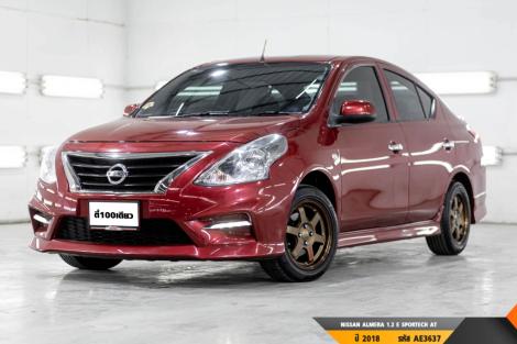 NISSAN ALMERA 1.2 E SPORTECH  AT ปี 2018 ราคา 289,000.- (#BM2024041101)