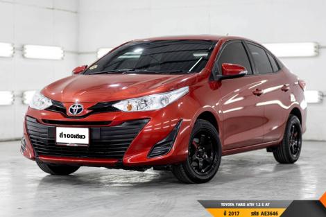 TOYOTA YARIS ATIV 1.2 E  AT ปี 2017 ราคา 359,000.- (#BM2024042101)