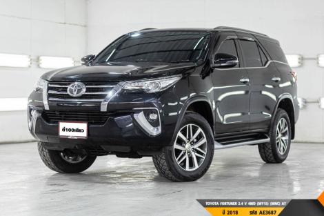 TOYOTA FORTUNER 2.4 V 4WD (MY15) (MNC)  AT ปี 2018 ราคา 999,000.- (#BM2024051501)