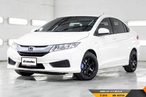 HONDA CITY 1.5 V (MY14) AT  AT ปี 2015 ราคา 349,000.- (#BM2024060610)