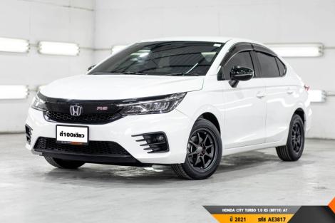 HONDA CITY TURBO 1.0 RS (MY19)  AT ปี 2021 ราคา 579,000.- (#BM2024071928)