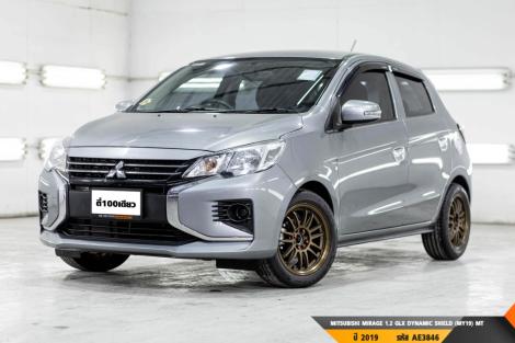 MITSUBISHI MIRAGE 1.2 GLX DYNAMIC SHIELD (MY19)  AT ปี 2019 ราคา 279,000.- (#BM2024072710)