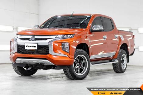 MITSUBISHI TRITON ALL NEW DOUBLE CAB 2.4 GT PREMIUM PLUS (MY19)  MT ปี 2018 ราคา 499,000.- (#BM2024082311)