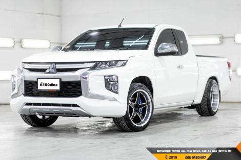 MITSUBISHI TRITON ALL NEW MEGA CAB 2.5 GLX (MY19)  MT ปี 2019 ราคา 379,000.- (#BM2024090313)