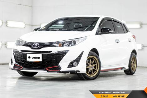 TOYOTA YARIS 1.2 HIGH (MY19)  AT ปี 2020 ราคา 449,000.- (#BM2024101802)