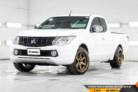 MITSUBISHI TRITON ALL NEW MEGA CAB 2.5 GLX (MY19)  MT ปี 2019 ราคา 349,000.- (#BM2024101809)