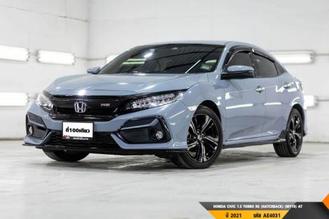 HONDA CIVIC 1.5 TURBO RS (HATCHBACK) (MY19)  AT ปี 2021 ราคา 899,000.- (#BM2024102403)