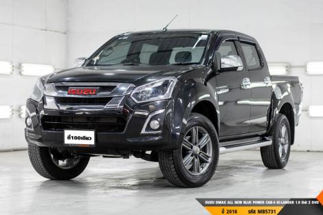 ISUZU DMAX ALL NEW BLUE POWER CAB-4 HI-LANDER 1.9 Ddi Z DVD  MT ปี 2016 ราคา 449,000.- (#BM2024110914)