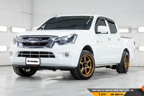 ISUZU DMAX ALL NEW BLUE POWER CAB-4 1.9 Ddi S  MT ปี 2016 ราคา 399,000.- (#BM2024110917)