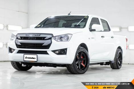 ISUZU DMAX ALL NEW BLUE POWER CAB-4 1.9 Ddi S (MY21)  MT ปี 2020 ราคา 489,000.- (#BM2024111103)