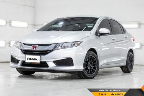 HONDA CITY 1.5 S (MY14)  AT ปี 2015 ราคา 309,000.- (#BM2024111204)