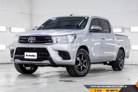 TOYOTA HILUX REVO DOUBLE CAB 2.4 E (MY18)  MT ปี 2018 ราคา 429,000.- (#BM2024111815)