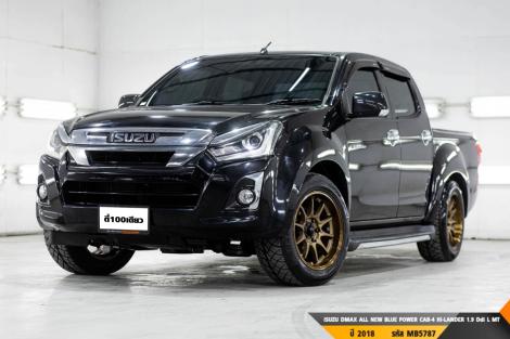 ISUZU DMAX ALL NEW BLUE POWER CAB-4 HI-LANDER 1.9 Ddi L  MT ปี 2018 ราคา 469,000.- (#BM2024112009)