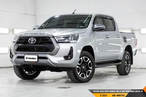 TOYOTA HILUX REVO DOUBLE CAB 2.4 MID PRERUNNER (MY20)  MT ปี 2021 ราคา 679,000.- (#BM2024112016)